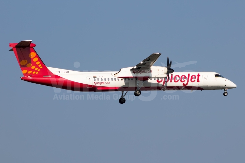 SpiceJet Bombardier DHC-8-402Q Dash 8 VT-SQD