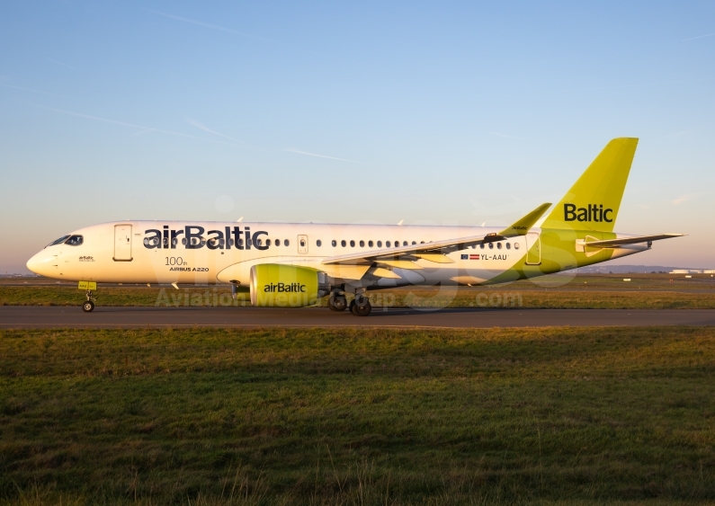 Air Baltic Airbus A220-300 (BD-500-1A11) YL-AAU