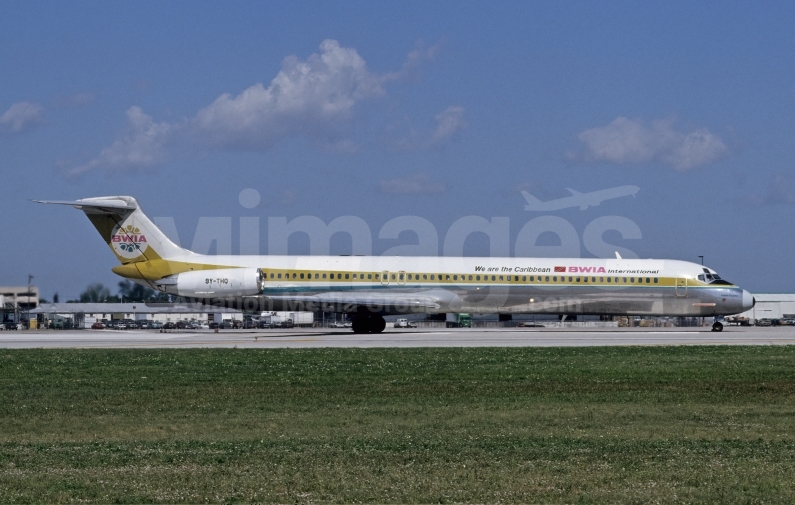 BWIA International McDonnell Douglas MD-83 (DC-9-83) 9Y-THQ